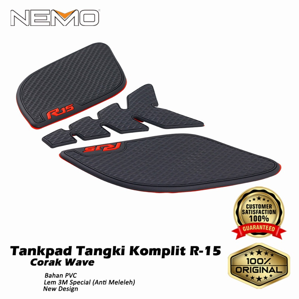 NEMO Tankpad Tangki Komplit Corak Wave - Alternate View