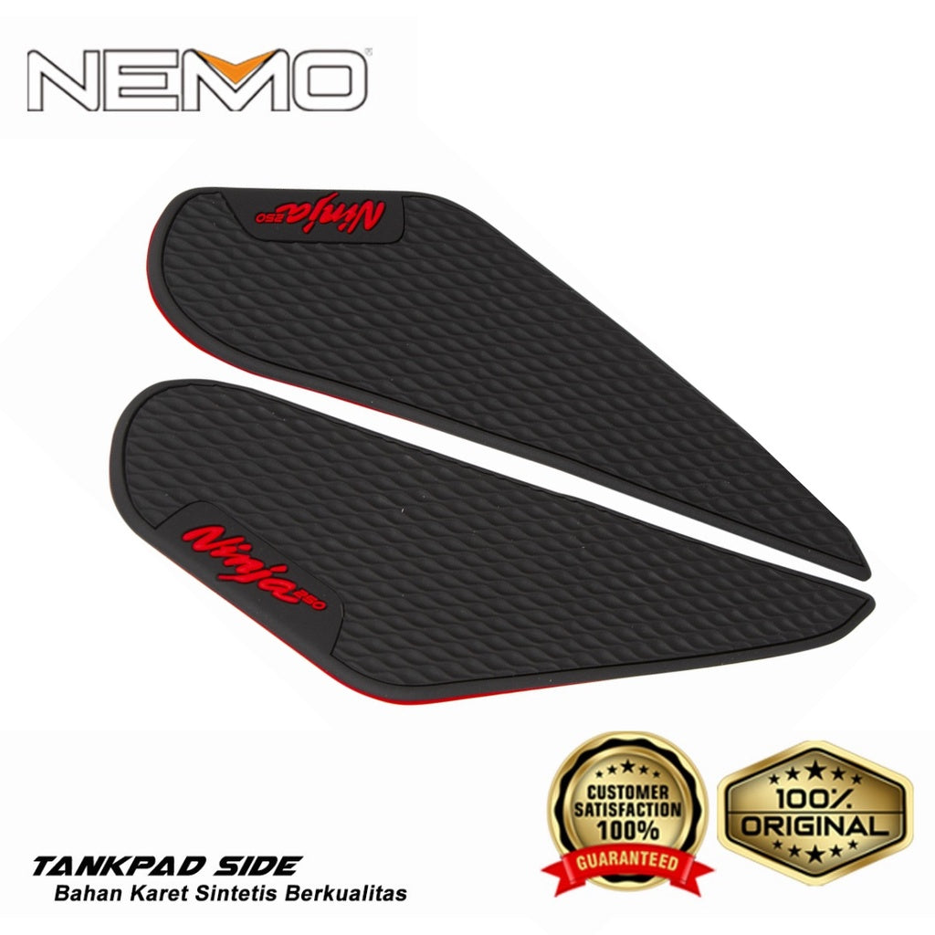 Nemo Tank Pad Rubber / Rubber Side / Samping Ninja 250 Fi