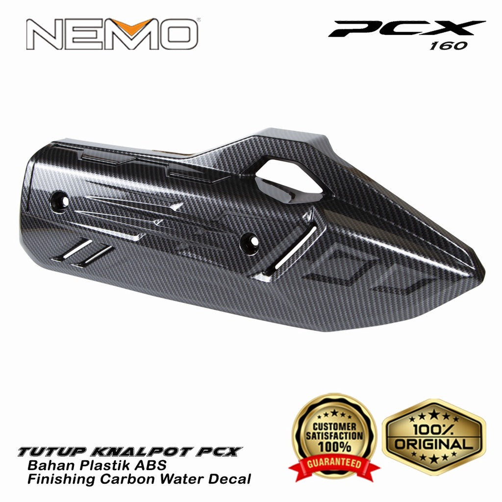 Nemo Cover / Cover Exhaust Carbon Honda PCX 160