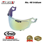 CLEAN Mirror Helm Iridium Full Face Arai Rx7 - Alternate View