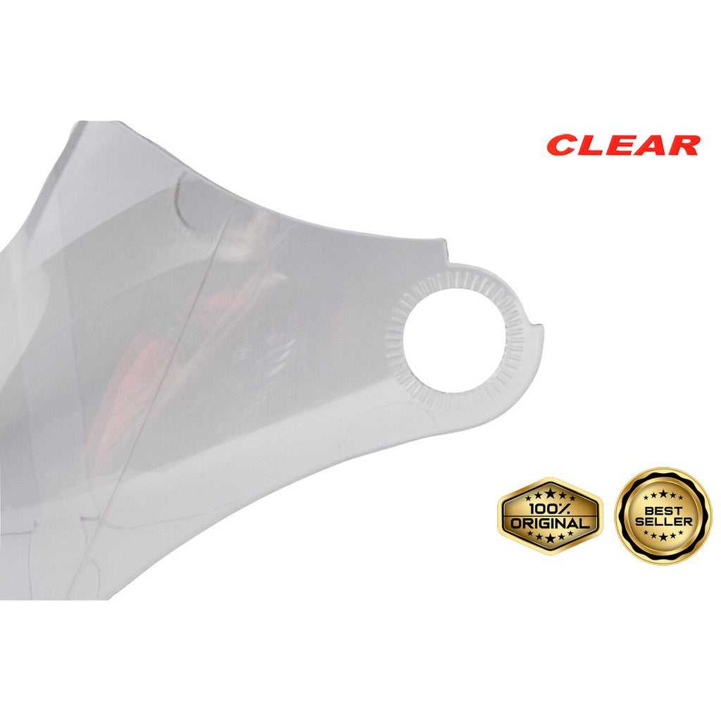 Helmet Visor / Helmet Visor CLEAR MDS Vento / Helm Gojek / MDS Vento (No.30)