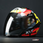 CLEAN Mirror Helm (No.43) KYT Half face NFJ Silver