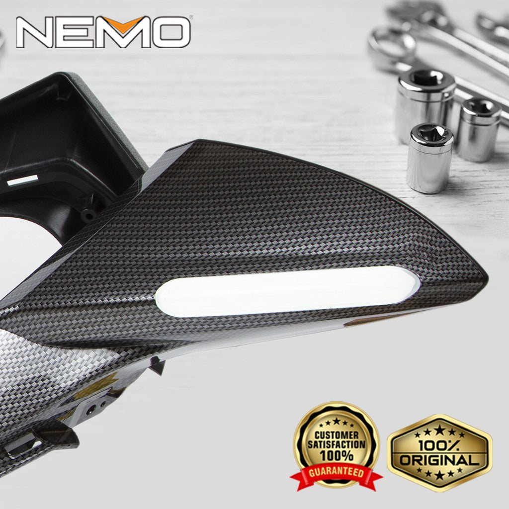 Nemo Mirror Body Yamaha XMAX Carbon + Turn Signal