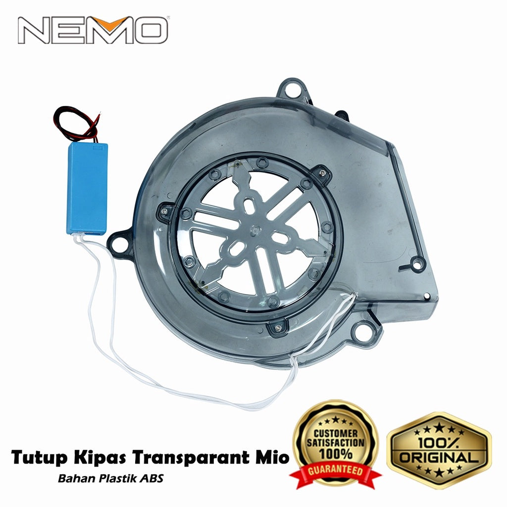 Nemo Cover Fan Transparent plus Light Led