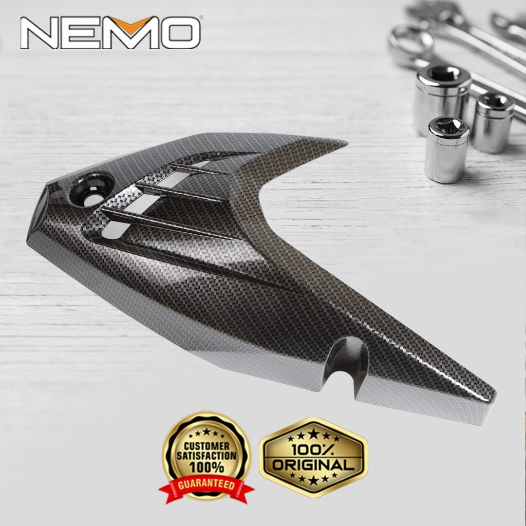 Nemo Cover Exhaust Bagian Front Carbon for Honda Adv 155