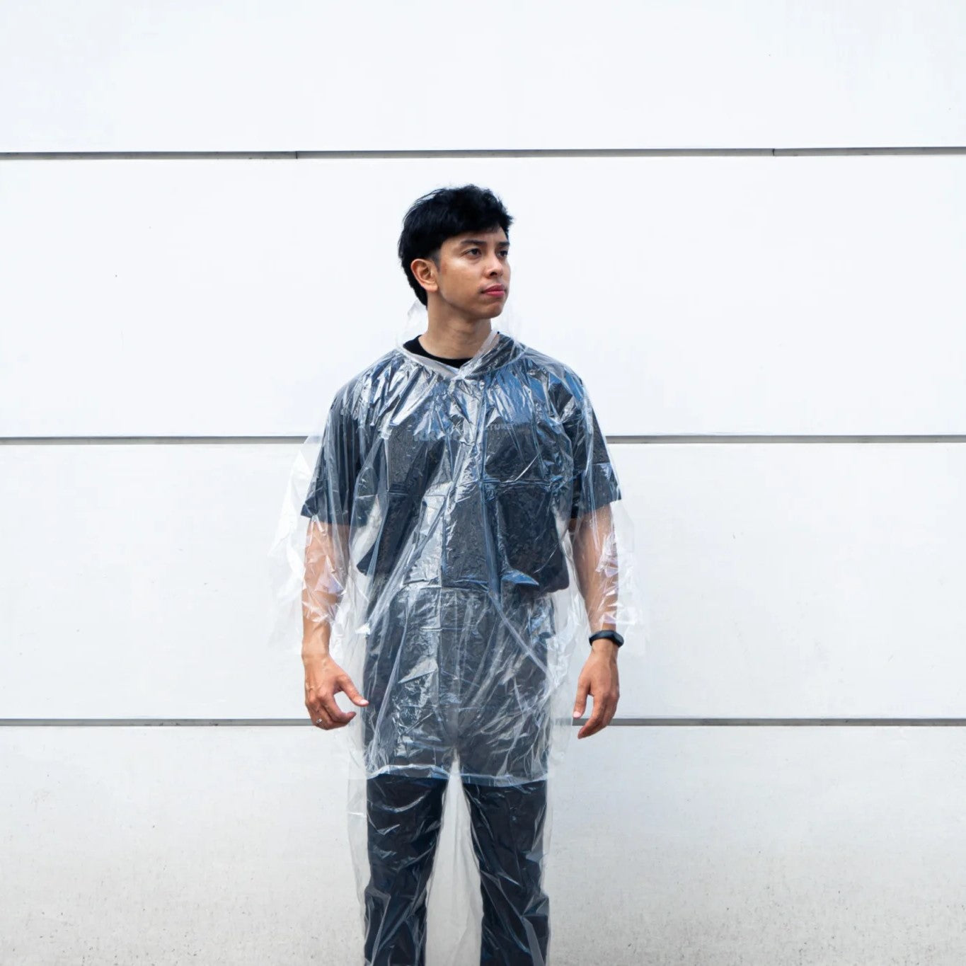 ASV Portable Raincoat Plastic Clothes and Pants