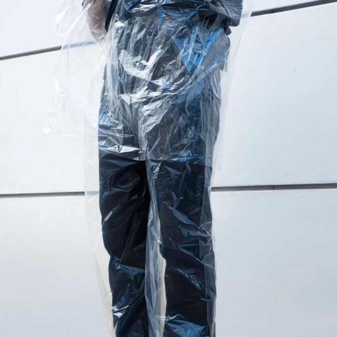 ASV Portable Raincoat Plastic Clothes and Pants