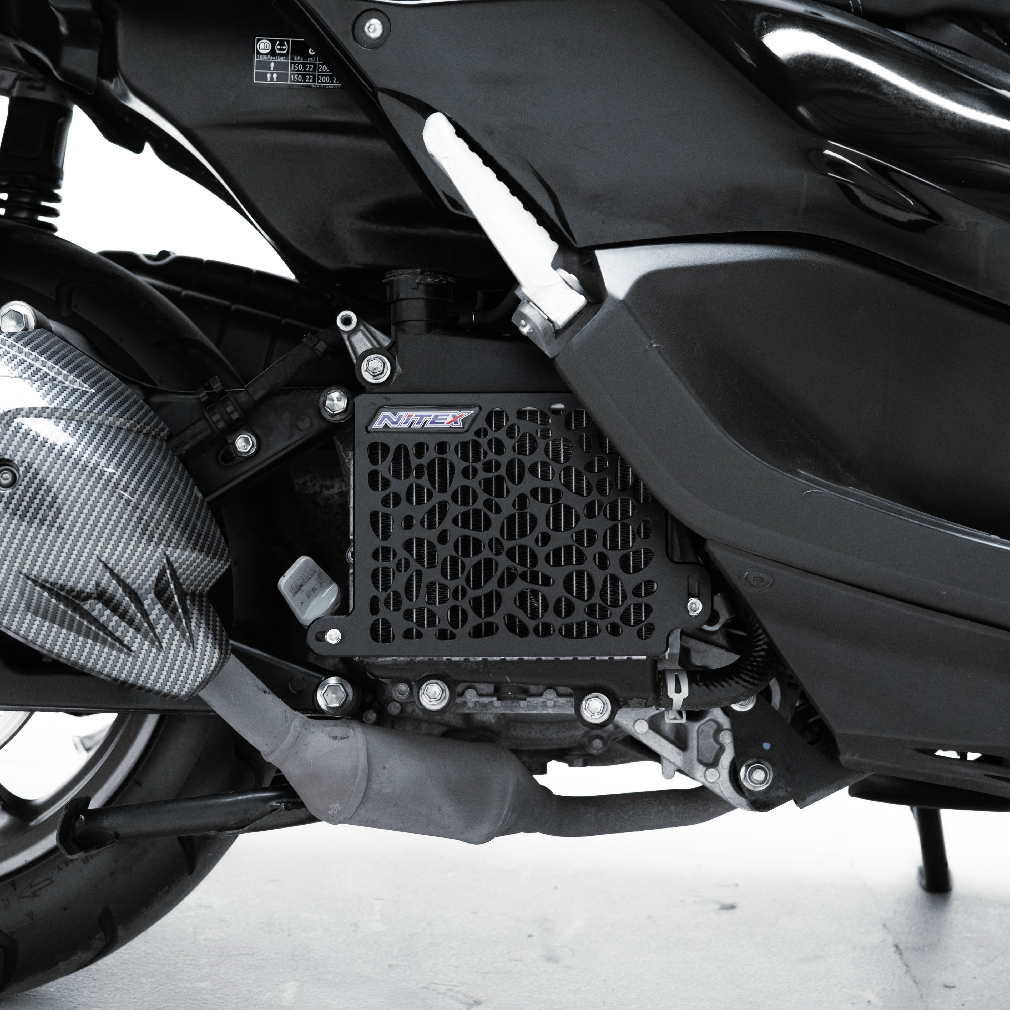 NITEX Radiator Cover CNC Aluminium Yamaha Lexi LX 155