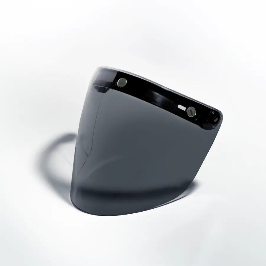 CLEAR TW02 Retro Helmet Visor Universal 3 Snap Shield