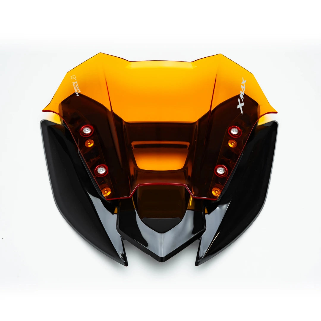Kaca Depan NEMO Tipe Double Space Berwarna Yamaha Xmax Terhubung