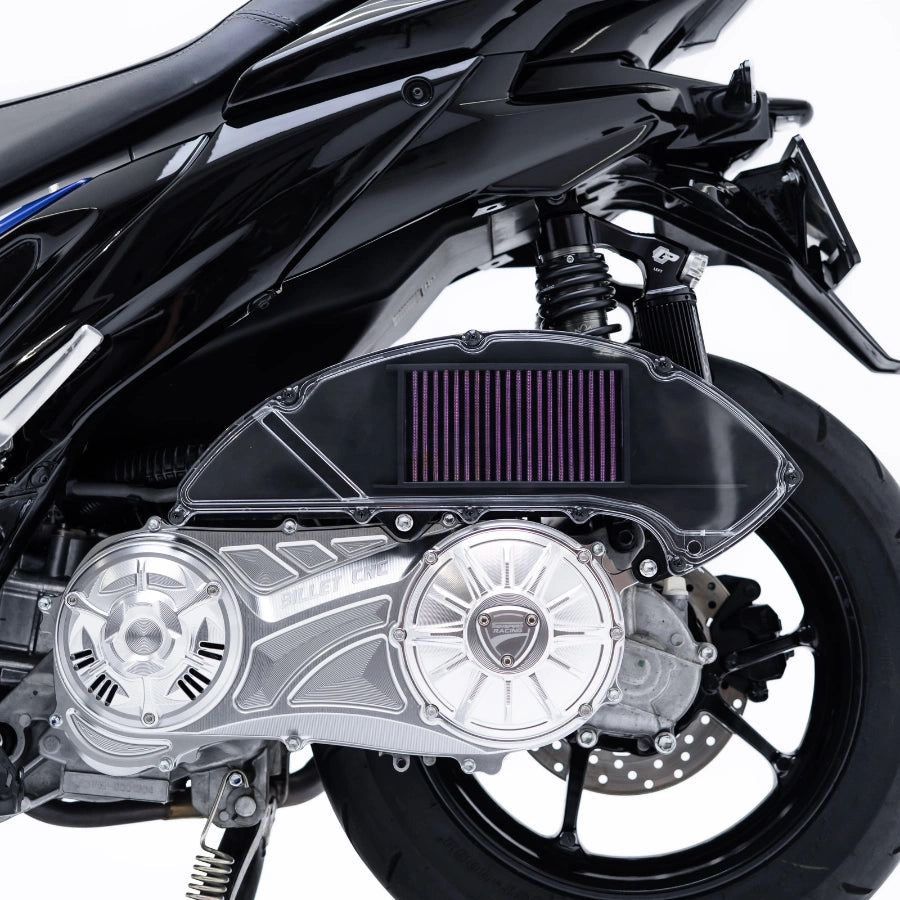 NEMO TRANSPARENT FLAT AIR FILTER COVER YAMAHA NMAX NEO/TURBO/CONNECTED , AEROX ALPHA/TURBO/CONNECTED