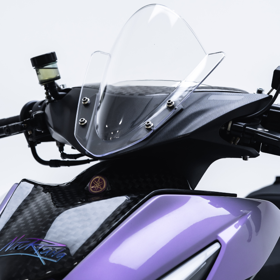NEMO WINDSHIELD TYPE BUBBLE YAMAHA AEROX CONNECTED