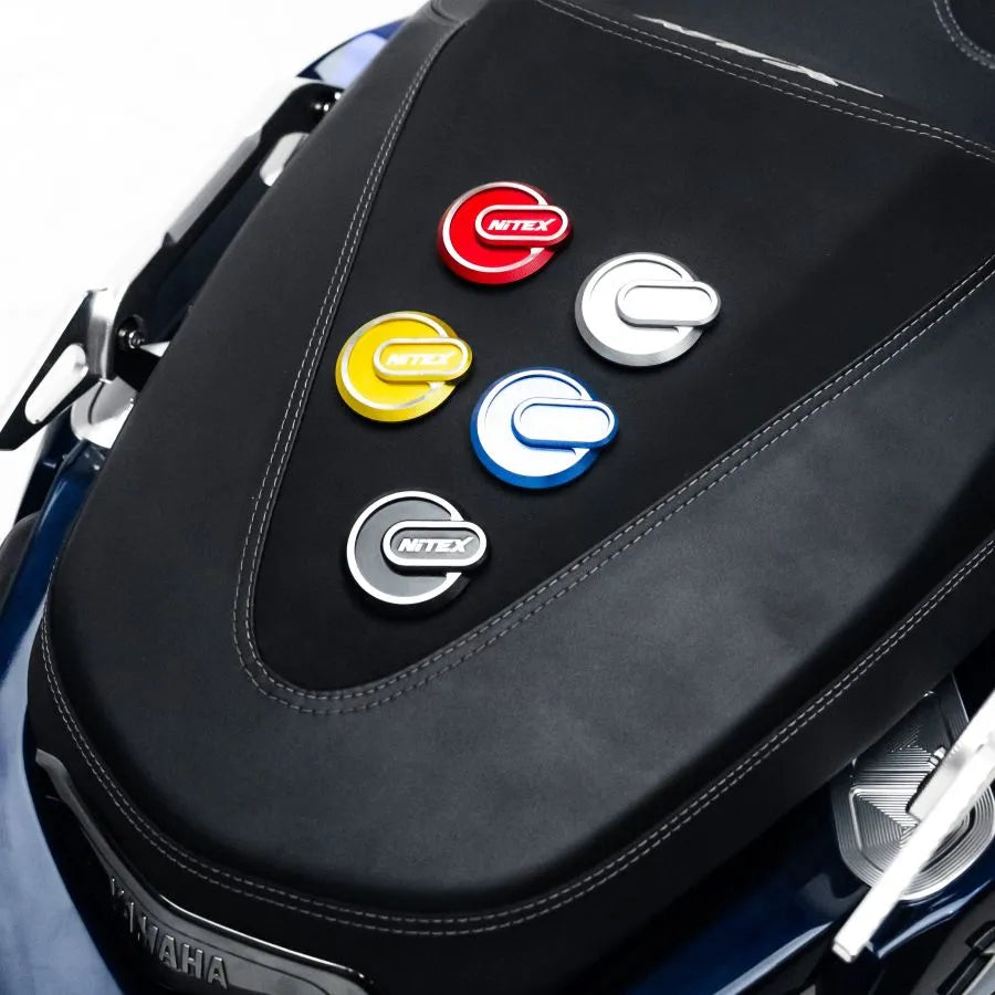 Nitex Front CNC Emblem Logo Yamaha Xmax Connected