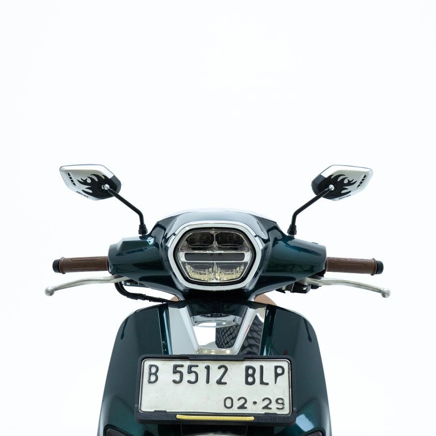 GMA Flame Motorcycle Mirror 2680-9 Honda & Yamaha Universal