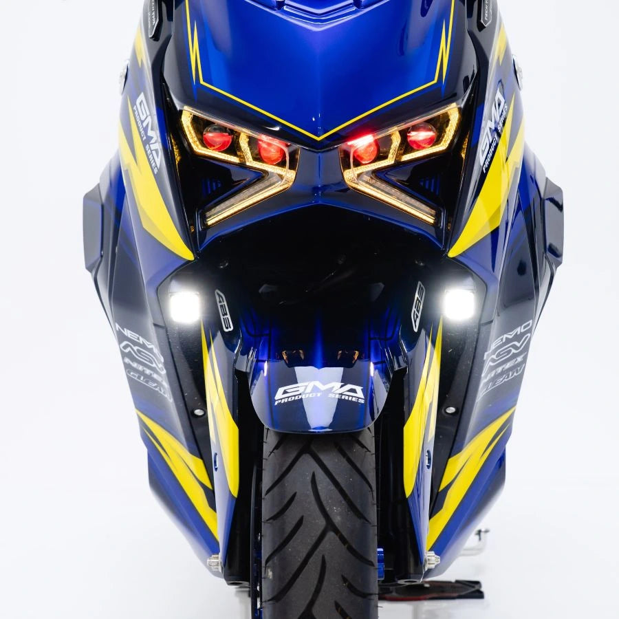  JPA Nova Beam LED Projector Spotlights Yamaha Xmax Connected & Tech Max