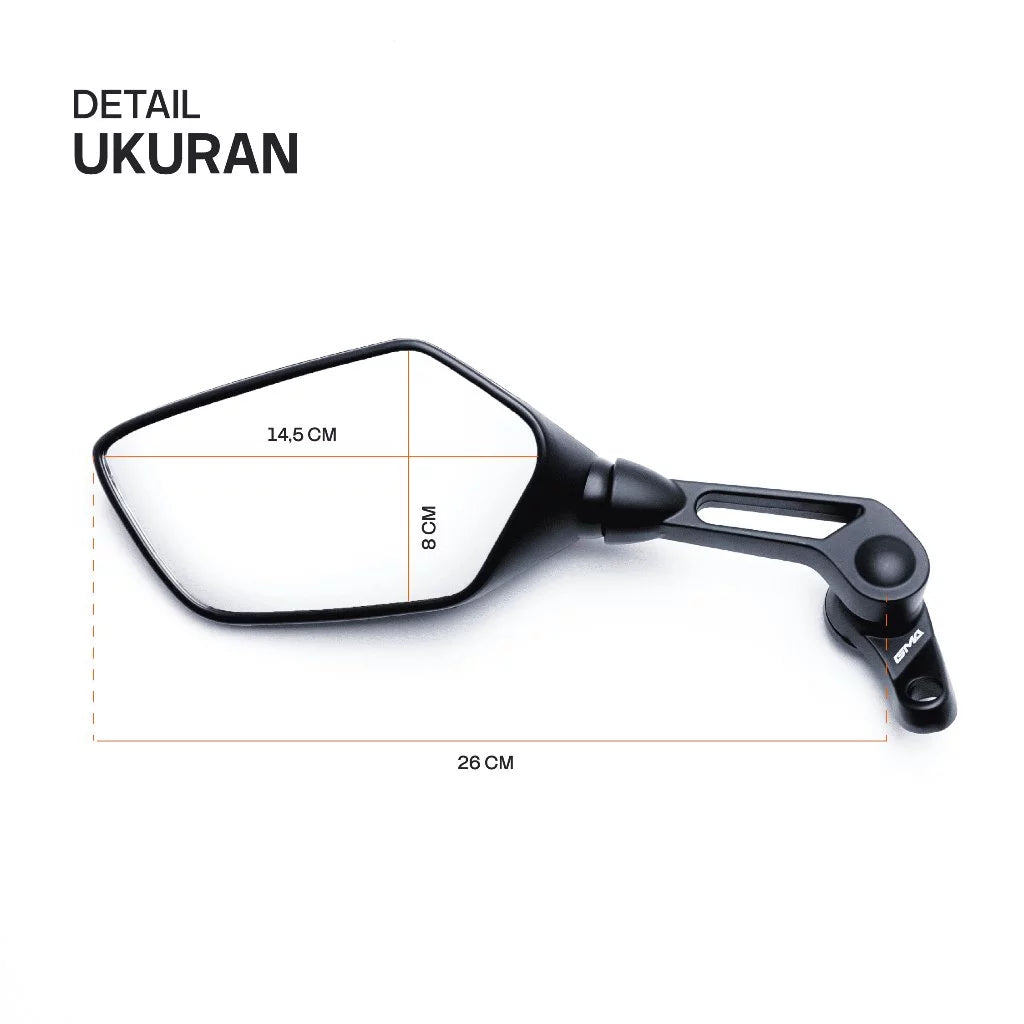 NEMO Rearview Mirror Convex Type (1372-3) Universal