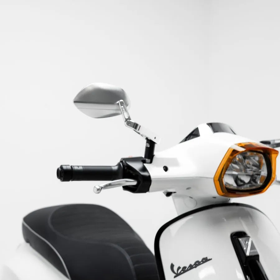 VIRTU Mirror Pedro Oval CNC Vespa Primavera, GTS, S, LX, Sprint