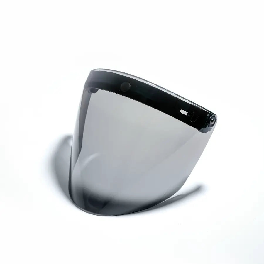 CLEAR TW02 Retro Helmet Visor Universal 3 Snap Shield
