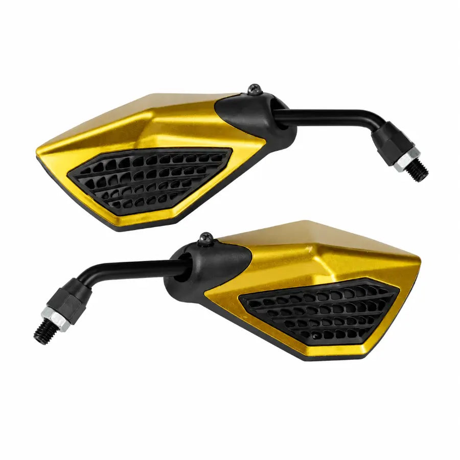 GMA Honeycomb Rear View Mirrors Universal - (Honda, Yamaha & Suzuki)
