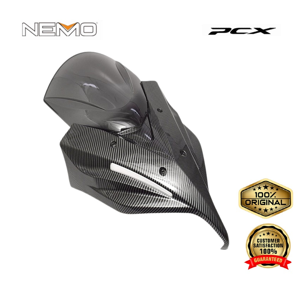 Nemo Windshield Eagle PCX 2018 + Led - Alternate View