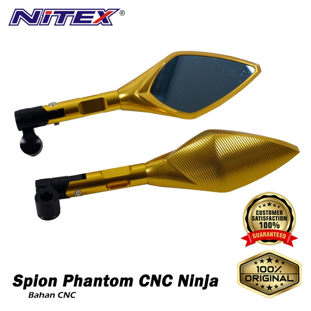 Nitex Mirror Phantom CNC Ninja - Black - Alternate View