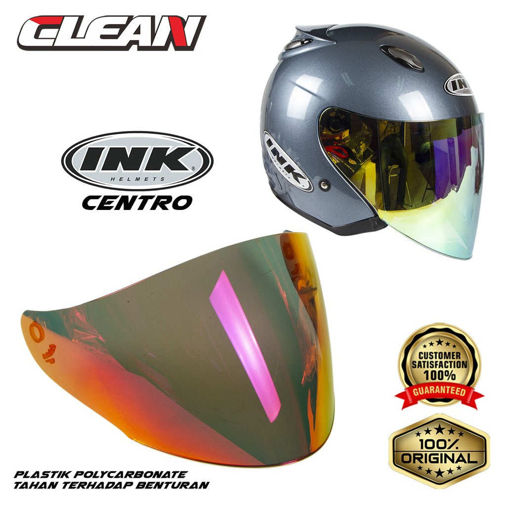 Mirror Helm / Visor Helm VENOM CLEAN KYT Dj Maru Ink Centro Galaxy No.40