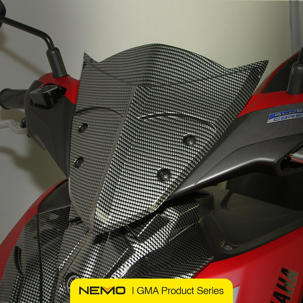 Nemo Cover / Cover Batok Headlight Carbon Yamaha Aerox 155