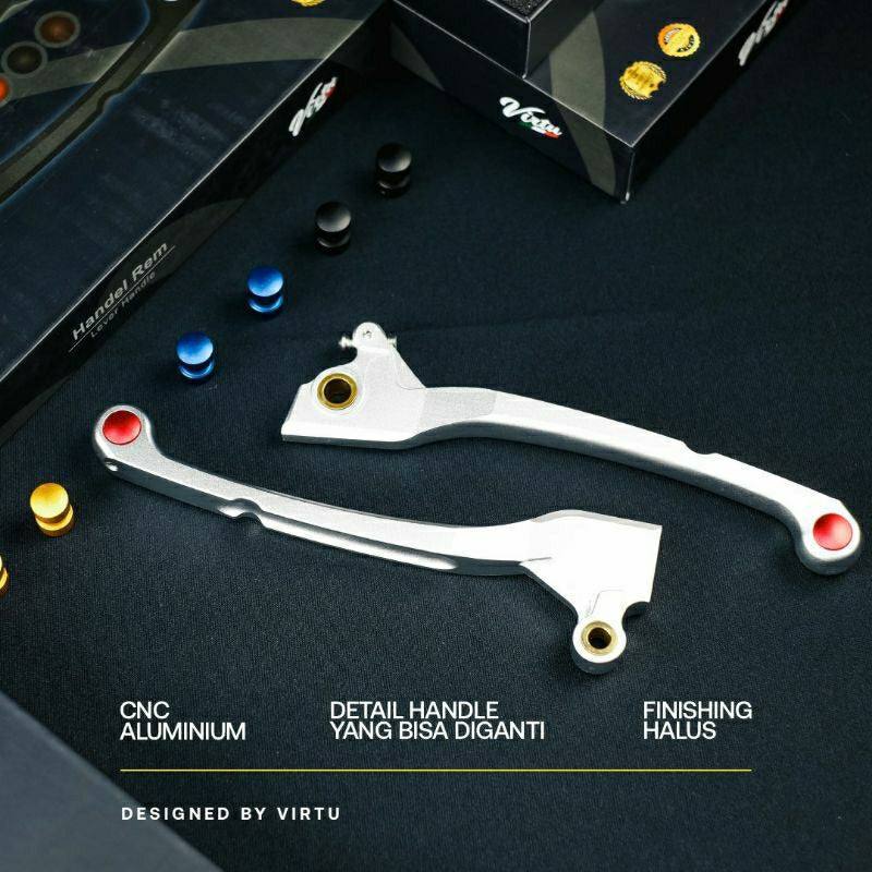 VIRTU Brake Lever CNC Piaggio Vespa I Get Sprint Primavera