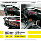 NEMO Cover Bagian Lower Tail Light Yamaha AllNew NMAX Carbon