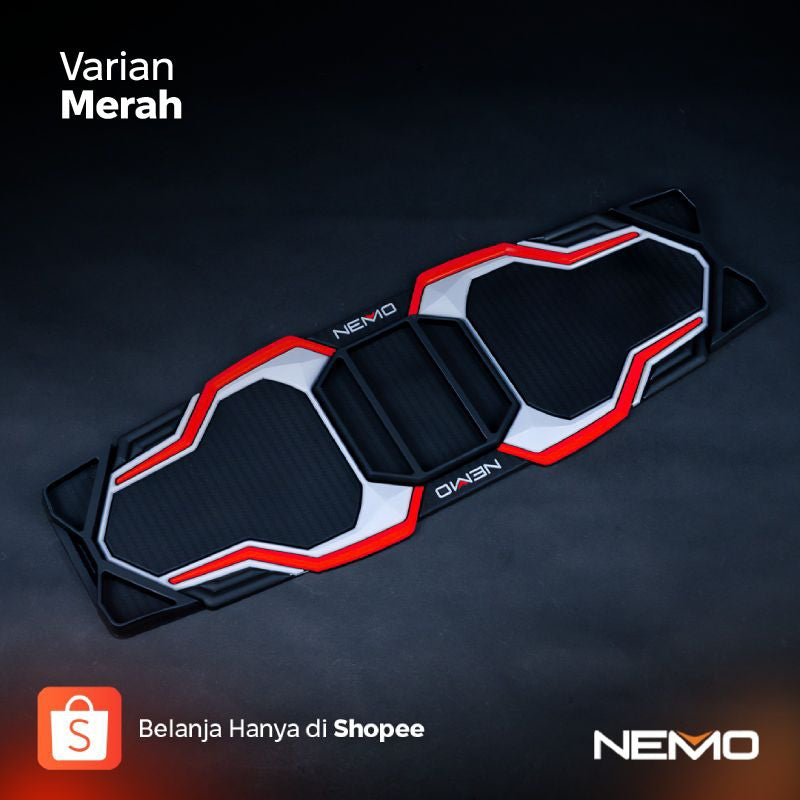NEMO Floor Mat Stand Tengah Motorcycle 3D Universal