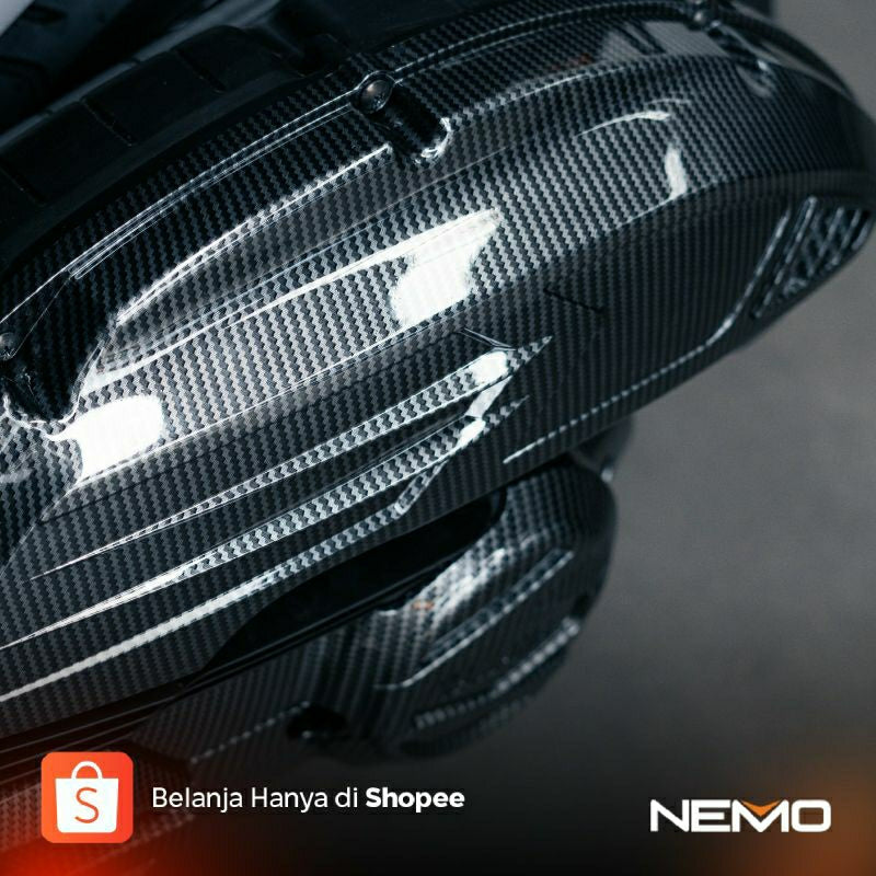 PAKET BUNDLING NEMO Air Vent Cover CVT Carbon Yamaha Lexi LX 155