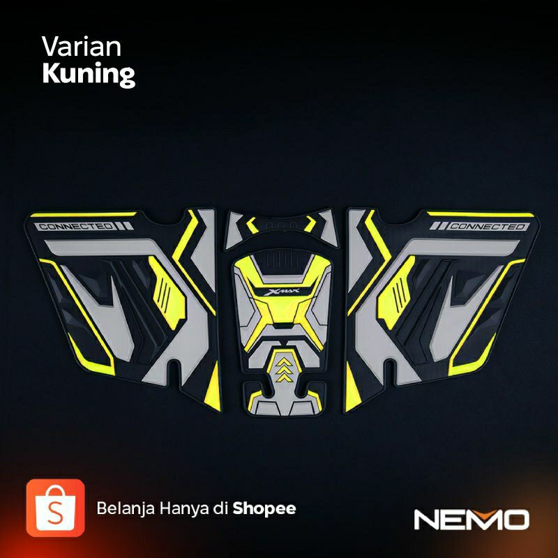 NEMO Deckpad Rubber / Rubber Tebal Yamaha XMAX Connected 2023-2024 - Alternate View