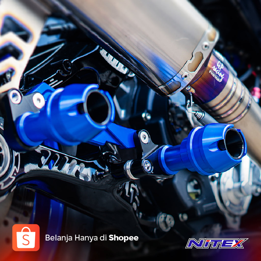 NITEX Jalu Slider / Protector Exhaust Aerox New / NMAX New / PCX 160 / X-Max Connected 2020 - 2024