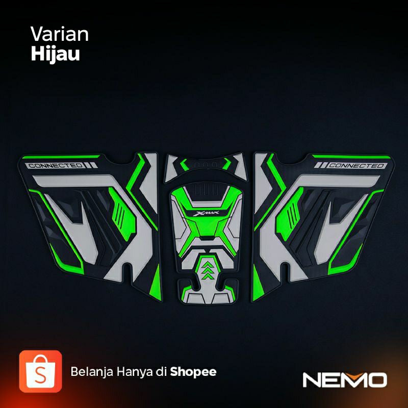 NEMO Deckpad Rubber / Rubber Tebal Yamaha XMAX Connected 2023-2024