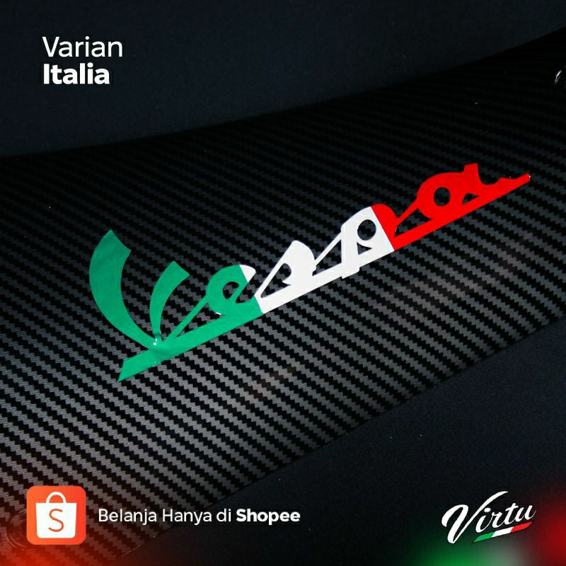 VIRTU Cover Battery Carbon Vespa Sprint Primavera Iget 2017-2023