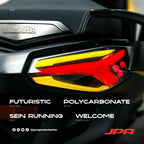 JPA Tail Light X-Line / Light Brake LED + Turn Signal Yamaha XMAX Black Edition - Alternate View