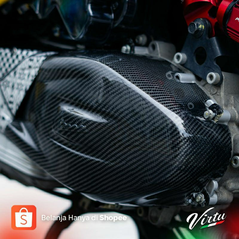 VIRTU Cover / Cover CVT Vespa SPRINT / PRIMAVERA / S LX Carbon KEVLAR