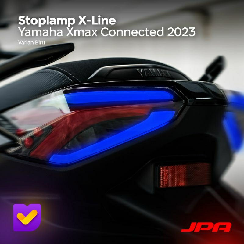 JPA Tail Light X-Line / Brake Light Led + Turn Signal Yamaha XMAX NEW Black Edition