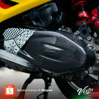 VIRTU Cover / Cover CVT Vespa SPRINT / PRIMAVERA / S LX Carbon KEVLAR - Alternate View