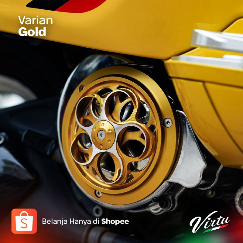 Virtu Cover / Cover Fan Spinner CNC Vespa Sprint / S / LX / GTS / Primavera