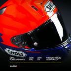CLEAN Helmet Visor SHOEI Z8 Photochromic Bening No. 54 - Alternate View
