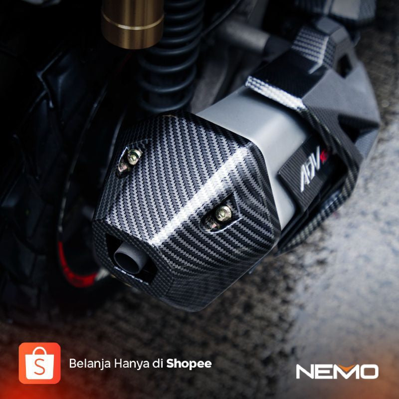 NEMO Cover / Cover Ujung Exhaust Carbon Honda ADV 160 - Alternate View