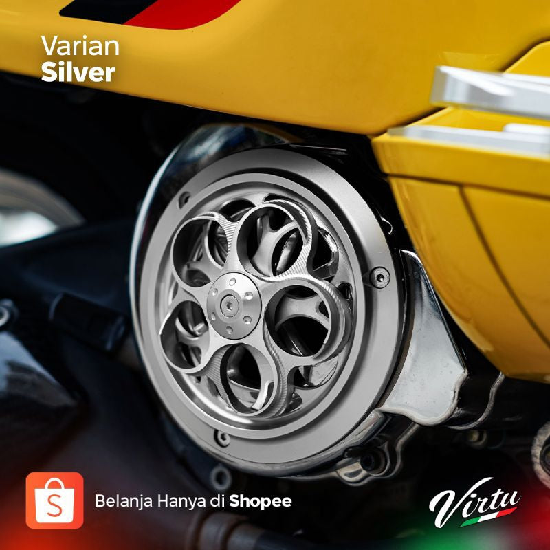 VIRTU Cover Kipas Spinner CNC Vespa Sprint / S / LX / GTS / Primavera - Alternate View
