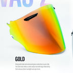 Clean Mirror Helm Photochromic / Iridium Visor Helm VAS-Z - Alternate View
