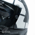 Clean Helmet Visor Photochromic Visor Light Smoke RX-7X and Astro GX - Alternate View