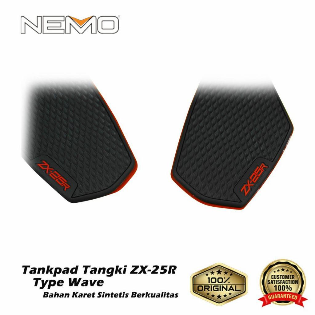 NEMO Tank Pad Rubber / Rubber Side / Samping Tengki ZX-25R Type Wave