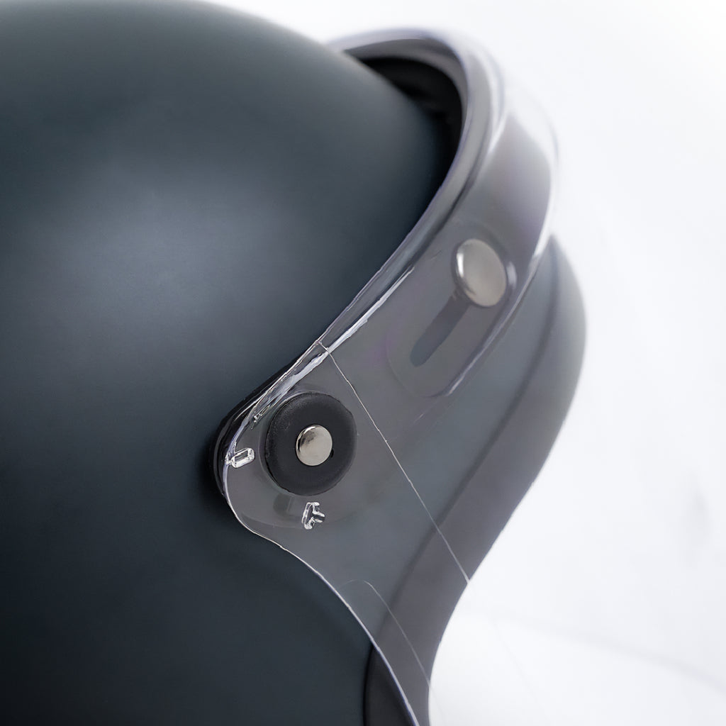Clean Mirror Helm Bogo Retro Flat Universal (TW01)