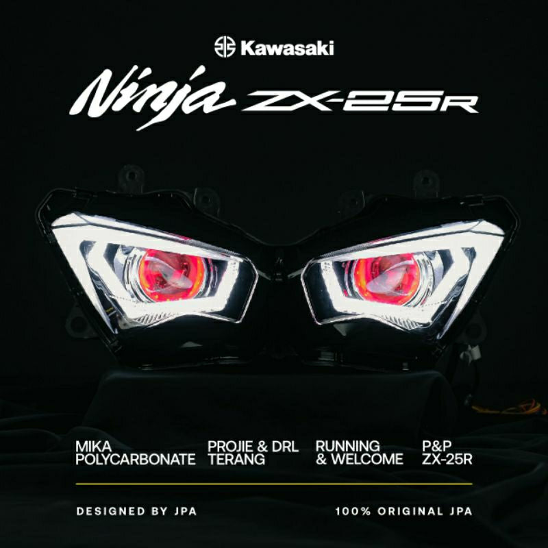 Headlamp / Headlight / Reflektor Ninja ZX25R Ninja 2018 HID Proyektor - Alternate View