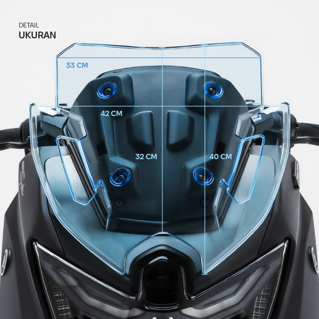 NEMO Windshield Thanos Light Blue Yamaha NMAX Neo and Turbo