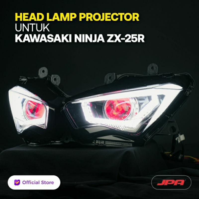 Headlamp / Headlight / Reflektor Ninja ZX25R Ninja 2018 HID Proyektor